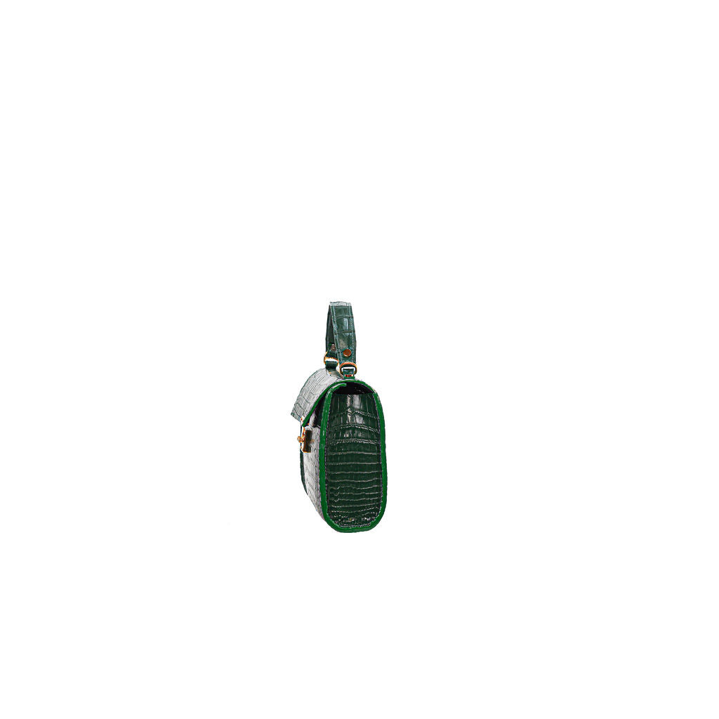 Aya Dark Green Crocodile